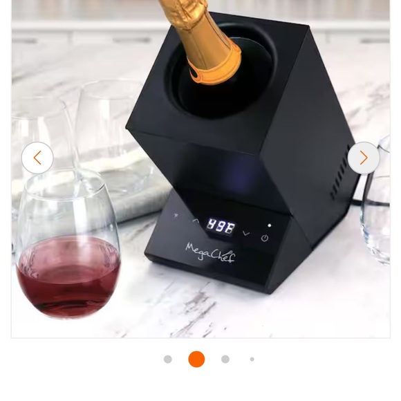 Electric Wine Chiller with Digital Display in Black/ Magic Chef - Picture 5 of 12